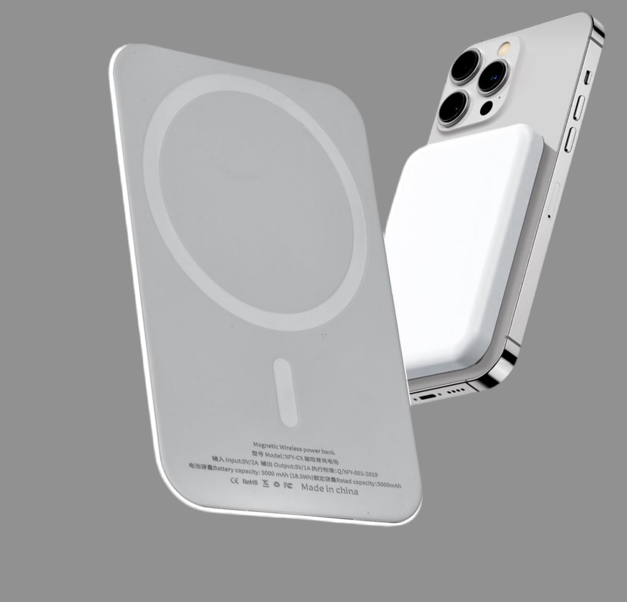 Batterie Externe MagSafe 5000 mAh – Power Bank Sans Fil iPhone 12 à 15